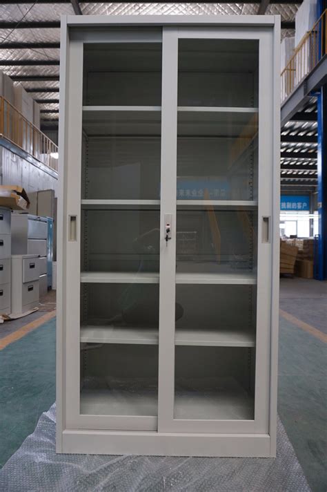 steel cabinet with glaas door|steel cabinet with sliding doors.